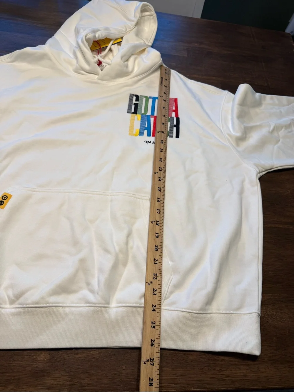 Pokémon x Target Exclusive Adult Trainer Hoodie Sweatshirt Cream SZ XL New